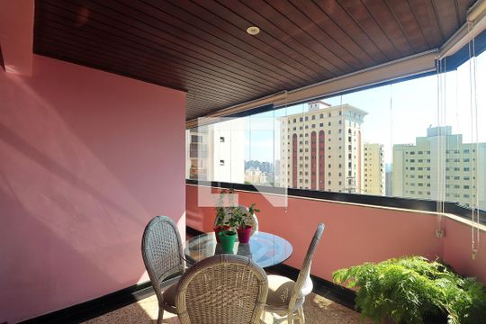 Varanda de apartamento à venda com 3 quartos, 170m² em Centro, Santo André