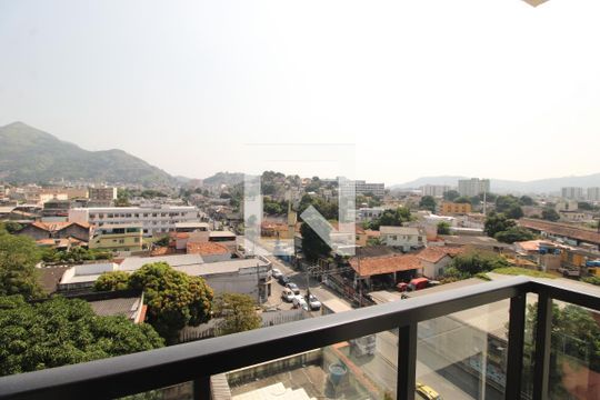 Vista da sala de apartamento à venda com 1 quarto, 34m² em Encantado, Rio de Janeiro