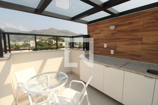 Área comum - Churrasqueira de apartamento à venda com 1 quarto, 34m² em Encantado, Rio de Janeiro