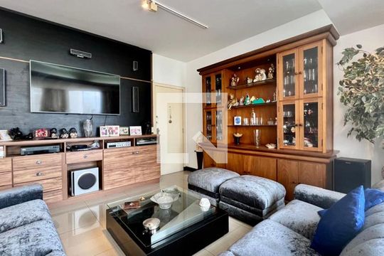 sala de apartamento à venda com 4 quartos, 160m² em Sion, Belo Horizonte