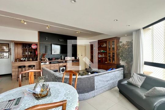 sala de apartamento à venda com 4 quartos, 160m² em Sion, Belo Horizonte