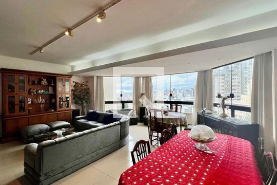 sala de apartamento à venda com 4 quartos, 160m² em Sion, Belo Horizonte