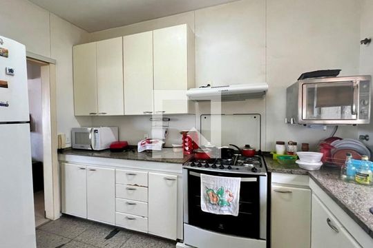 cozinha de apartamento à venda com 4 quartos, 160m² em Sion, Belo Horizonte
