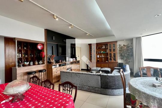 sala de apartamento à venda com 4 quartos, 160m² em Sion, Belo Horizonte