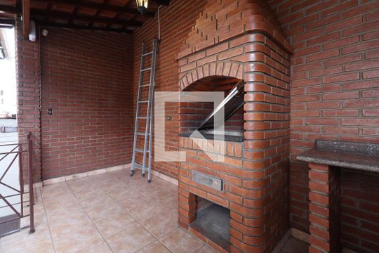 Área comum - Churrasqueira de casa à venda com 3 quartos, 218m² em Jardim Las Vegas, Santo André