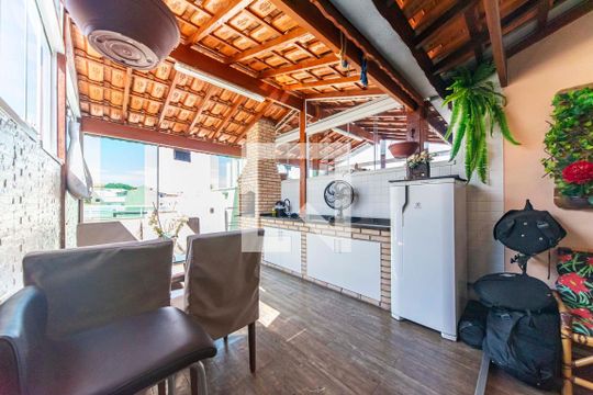 Área Gourmet de apartamento à venda com 2 quartos, 139m² em Vila America, Santo André