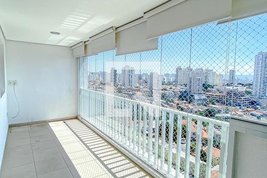 Varanda da Sala de apartamento à venda com 3 quartos, 95m² em Cambuci, São Paulo