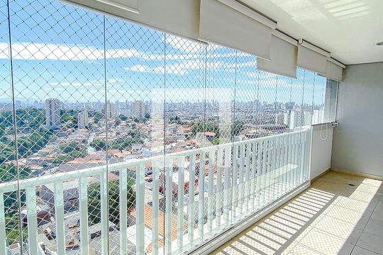 Varanda da Sala de apartamento à venda com 3 quartos, 95m² em Cambuci, São Paulo
