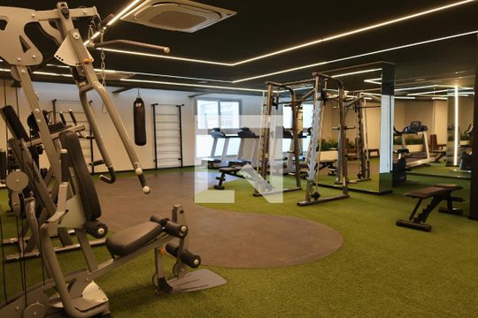 Área comum - Academia de apartamento para alugar com 1 quarto, 21m² em Indianópolis, São Paulo