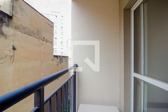 Varanda de apartamento para alugar com 1 quarto, 28m² em República, São Paulo