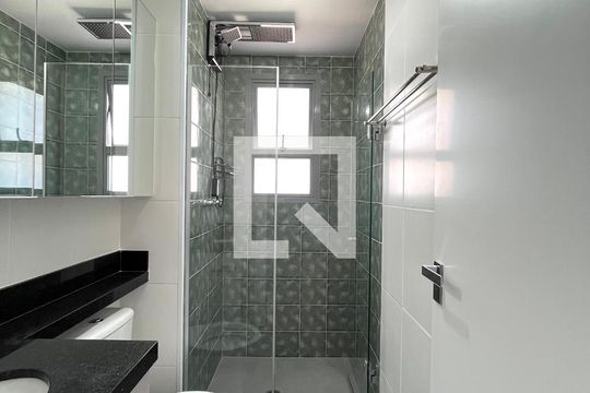 Banheiro de apartamento à venda com 1 quarto, 35m² em Vila da Saúde, São Paulo