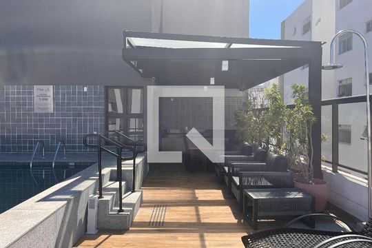 Área comum - Piscina de apartamento para alugar com 1 quarto, 18m² em Perdizes, São Paulo