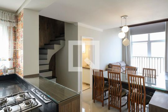 Sala de apartamento para alugar com 1 quarto, 67m² em Rudge Ramos, São Bernardo do Campo