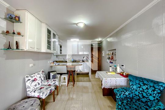 Sala de apartamento à venda com 3 quartos, 90m² em Vila Regente Feijó, São Paulo