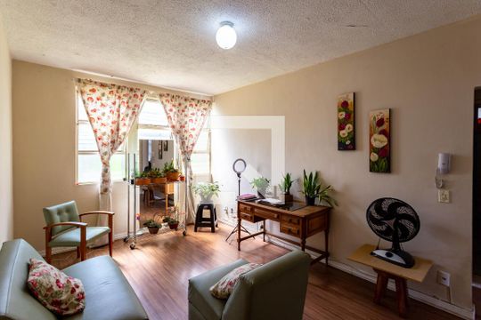 Sala de apartamento à venda com 3 quartos, 78m² em Conjunto California, Belo Horizonte