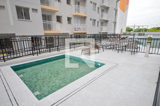 Área comum - Piscina de apartamento à venda com 1 quarto, 44m² em São Cristóvão, Rio de Janeiro