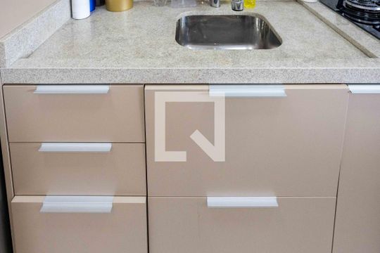 Cozinha de apartamento à venda com 2 quartos, 46m² em Centro, Diadema