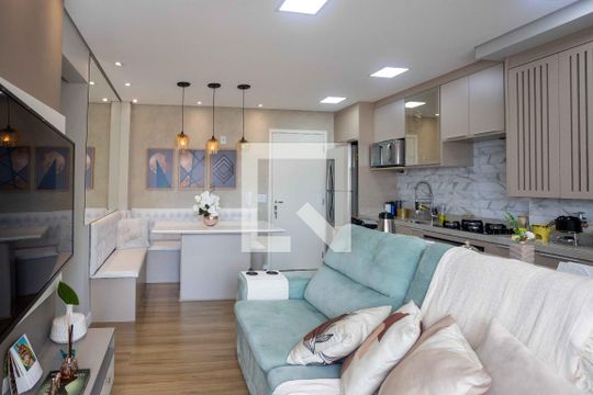 Sala de apartamento à venda com 2 quartos, 46m² em Centro, Diadema