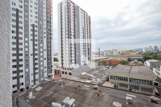 Vista da Sala de apartamento à venda com 2 quartos, 40m² em Barra Funda, São Paulo