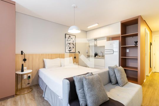 Studio de kitnet/studio à venda com 1 quarto, 29m² em Indianópolis, São Paulo