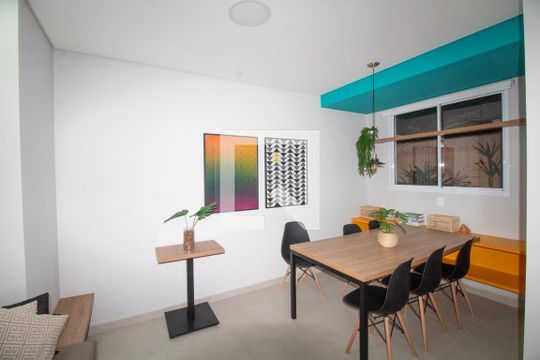 Área comum - Coworking de apartamento para alugar com 2 quartos, 37m² em Jardim Miriam, São Paulo