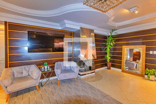 Sala de TV de apartamento à venda com 3 quartos, 156m² em Centro, Canoas