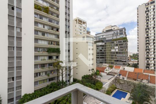 Vista Varanda de apartamento à venda com 2 quartos, 74m² em Pinheiros, São Paulo