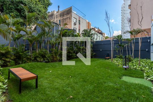 Área comum - Espaço Pet de kitnet/studio para alugar com 1 quarto, 26m² em Rio Branco, Porto Alegre