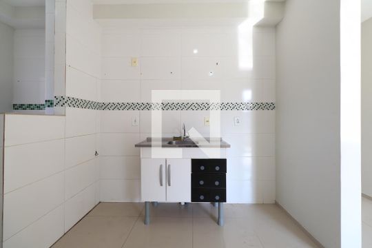 Cozinha de apartamento para alugar com 2 quartos, 46m² em Vila Joao Ramalho, Santo André