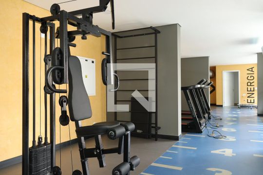 Área comum - Academia de apartamento para alugar com 1 quarto, 30m² em Vila Santa Catarina, São Paulo