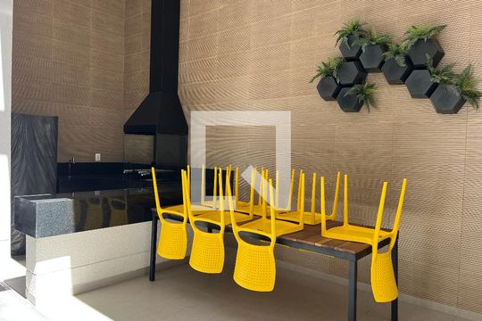 Área comum - Churrasqueira de kitnet/studio para alugar com 0 quarto, 27m² em Vila Clementino, São Paulo