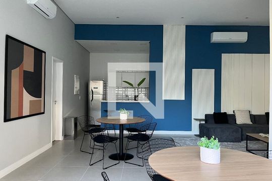 Área comum - Salão de festas de kitnet/studio para alugar com 0 quarto, 27m² em Vila Clementino, São Paulo