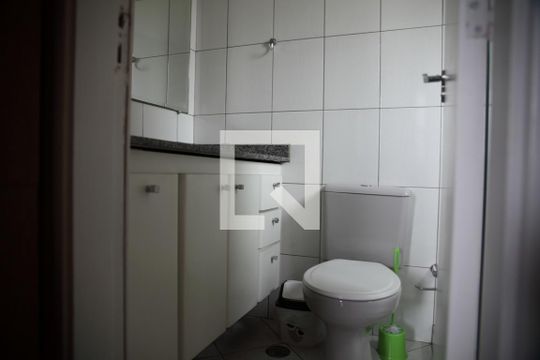 Banheiro da suíte de apartamento à venda com 5 quartos, 194m² em Centro, São Bernardo do Campo