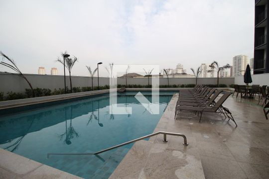 Área comum - Piscina de apartamento para alugar com 1 quarto, 24m² em Vila Prudente, São Paulo
