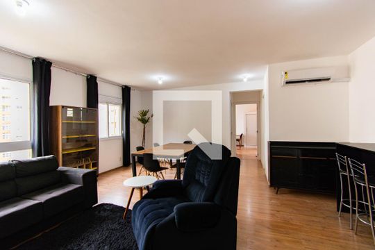 Sala de apartamento para alugar com 2 quartos, 82m² em Marechal Rondon, Canoas