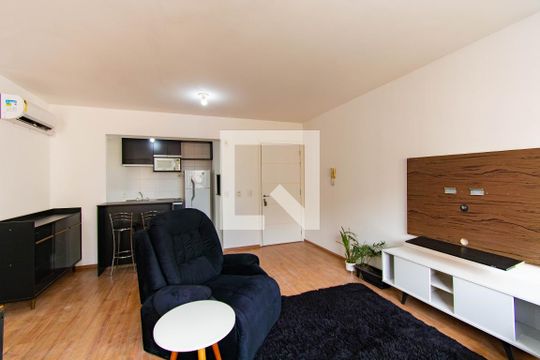 Sala de apartamento para alugar com 2 quartos, 82m² em Marechal Rondon, Canoas