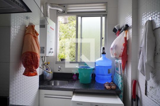 Área de Serviço de apartamento à venda com 2 quartos, 48m² em Morro Santana, Porto Alegre