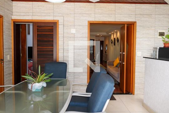 Varanda Gourmet de apartamento à venda com 3 quartos, 168m² em Santa Maria, São Caetano do Sul
