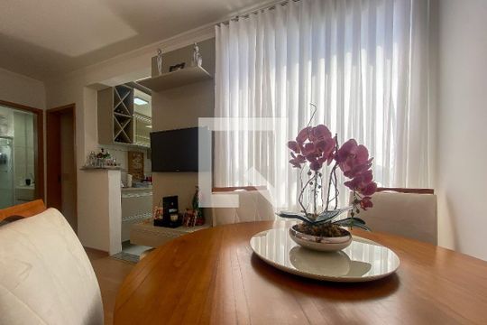 Sala de apartamento à venda com 2 quartos, 47m² em Jardim America, Belo Horizonte