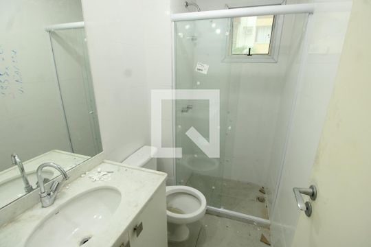 Banheiro da Suíte de apartamento para alugar com 3 quartos, 21m² em Méier, Rio de Janeiro