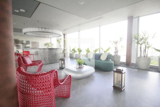 Área comum de apartamento à venda com 1 quarto, 30m² em Indianópolis, São Paulo