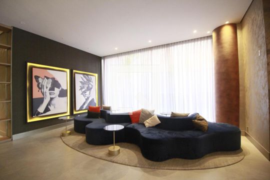 Hall Social de apartamento à venda com 1 quarto, 30m² em Indianópolis, São Paulo