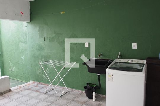 Área de serviço  de casa à venda com 1 quarto, 54m² em Parque Guarani, Várzea Paulista