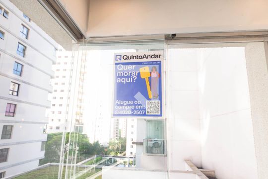 Plaquinha de apartamento à venda com 1 quarto, 33m² em Brooklin Paulista, São Paulo