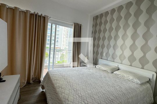 Suíte 1 de apartamento à venda com 1 quarto, 53m² em Tamboré, Barueri