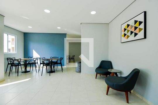 Área comum - Salão de festas de apartamento para alugar com 2 quartos, 48m² em Vila Itapegica, Guarulhos