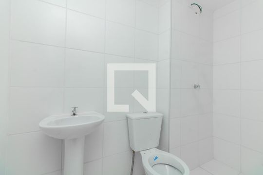 Banheiro de apartamento à venda com 1 quarto, 35m² em Cangaiba, São Paulo