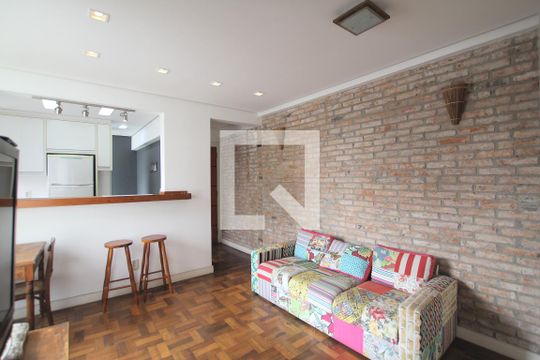 Sala de apartamento à venda com 3 quartos, 80m² em Auxiliadora, Porto Alegre
