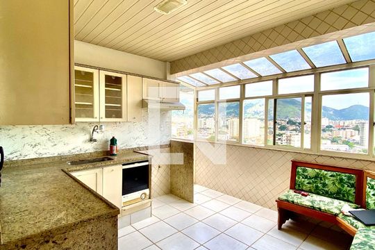 Cozinha  de apartamento à venda com 3 quartos, 150m² em Todos Os Santos, Rio de Janeiro