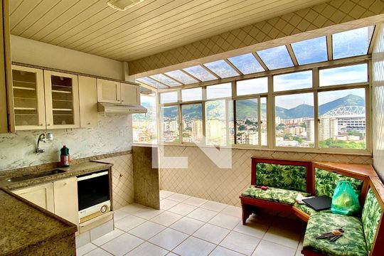Cozinha  de apartamento à venda com 3 quartos, 150m² em Todos Os Santos, Rio de Janeiro
